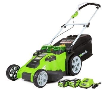 Greenworks 40V 20-Inch Cordless Twin Force Lawn Mower,