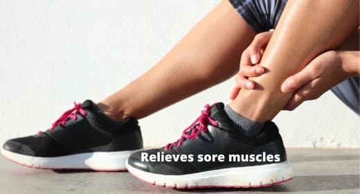 Image: Relieves sore muscles