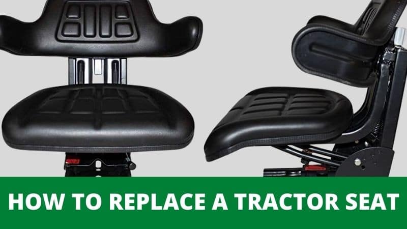 image: How to replace a tractor seat;