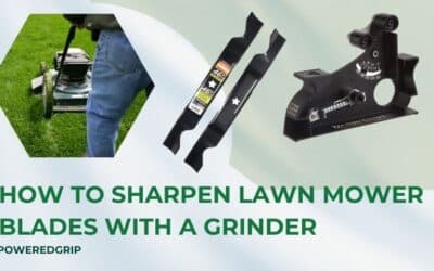 How to Sharpen Lawn Mower Blades with Grinder